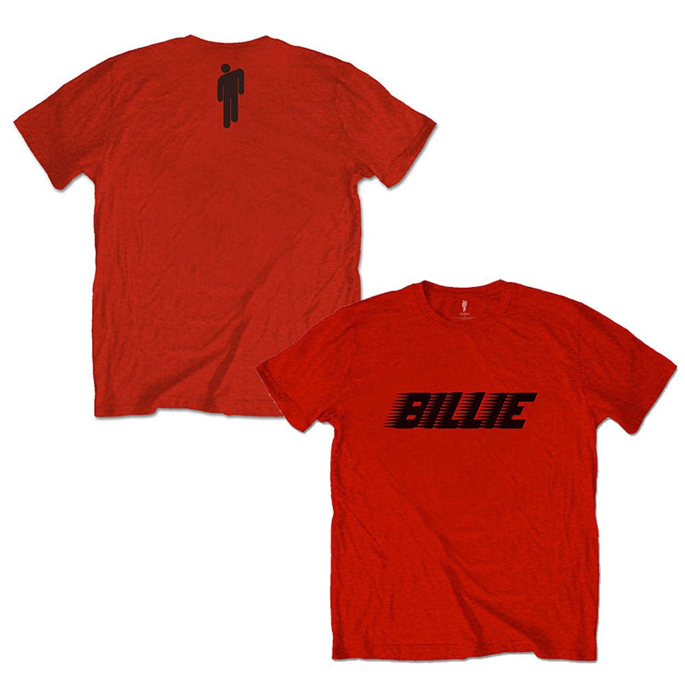 BILLIE EILISH ビリーアイリッシュ - Racer Logo & Blohsh / バックプリントあり / Tシャツ / メンズ - PGS